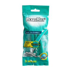 PearlMax New Products Plastic Handle Simple Stainless Steel Disposable 2 Blades Razor with Lubricating Strip with Good Offer