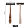 New Style Wheat Straw Triple Blades Stainless Steel Disposable Razors