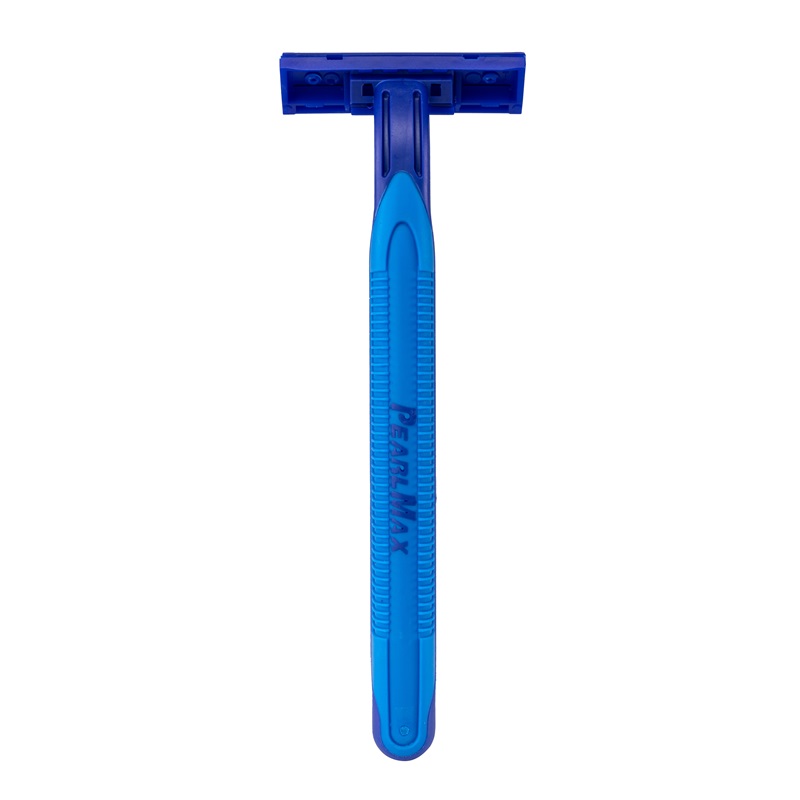 High Quality Twin Blade Stainless Steel Rubber Handle Disposable Razor for Man