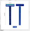 PearlMax Wholesale Classic Twin Blade Safety Shaving Razor with Lubricating Strip
