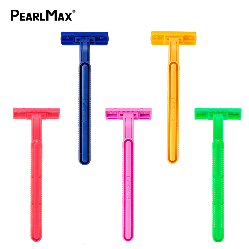 Pearlmax Wholesale 2 Blades Men Grooming Shaving Disposable Travel Razor for Hotel