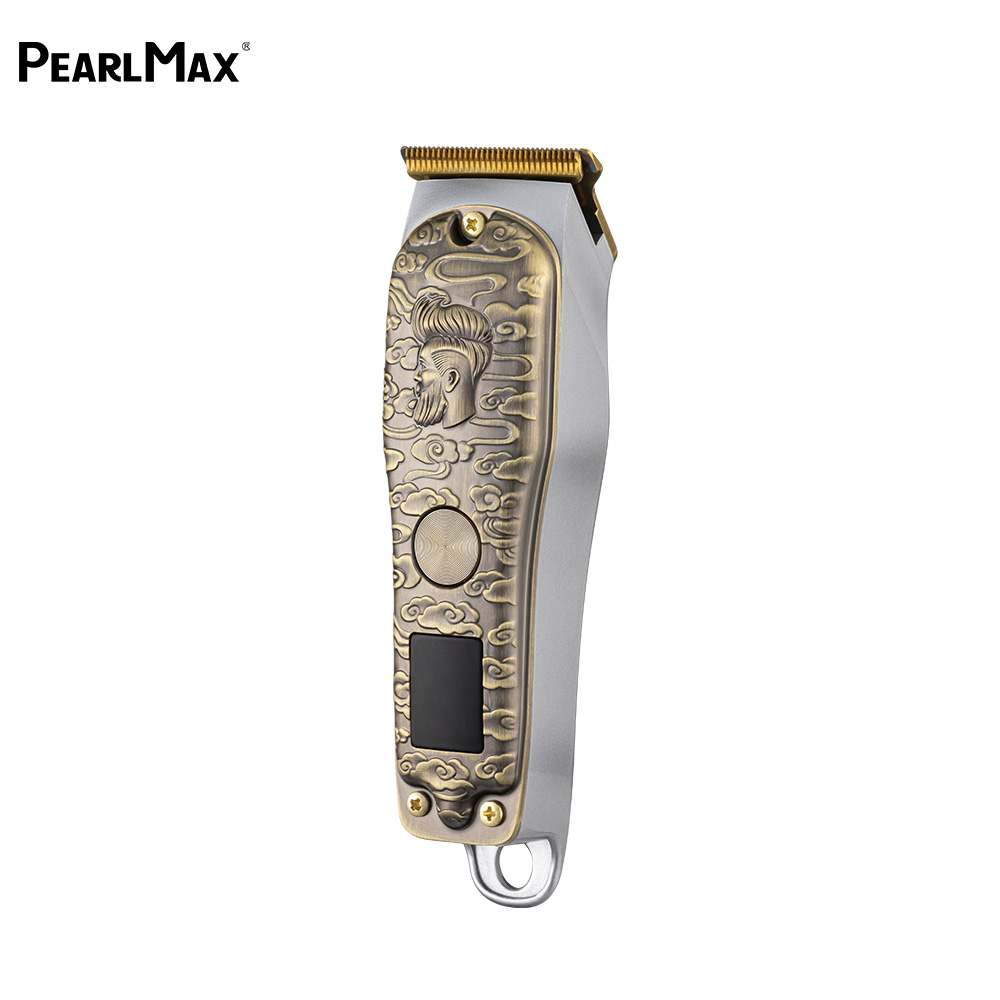Pearlmax USB Rechargeable LED Digital Electric Men's Hair Clippers Hair Trimmer Cutting Machine 