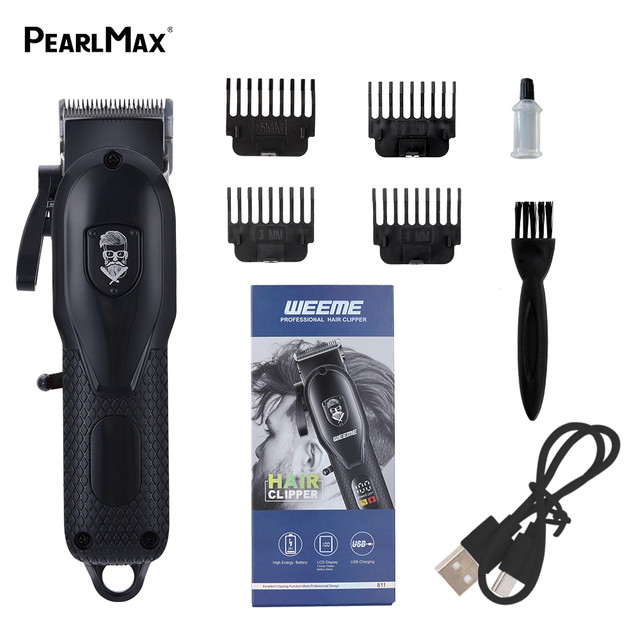 PearlMax Rechargeable Stainless Steel Hair Cutting Scissors Hair Clipper for Sensitive Skin