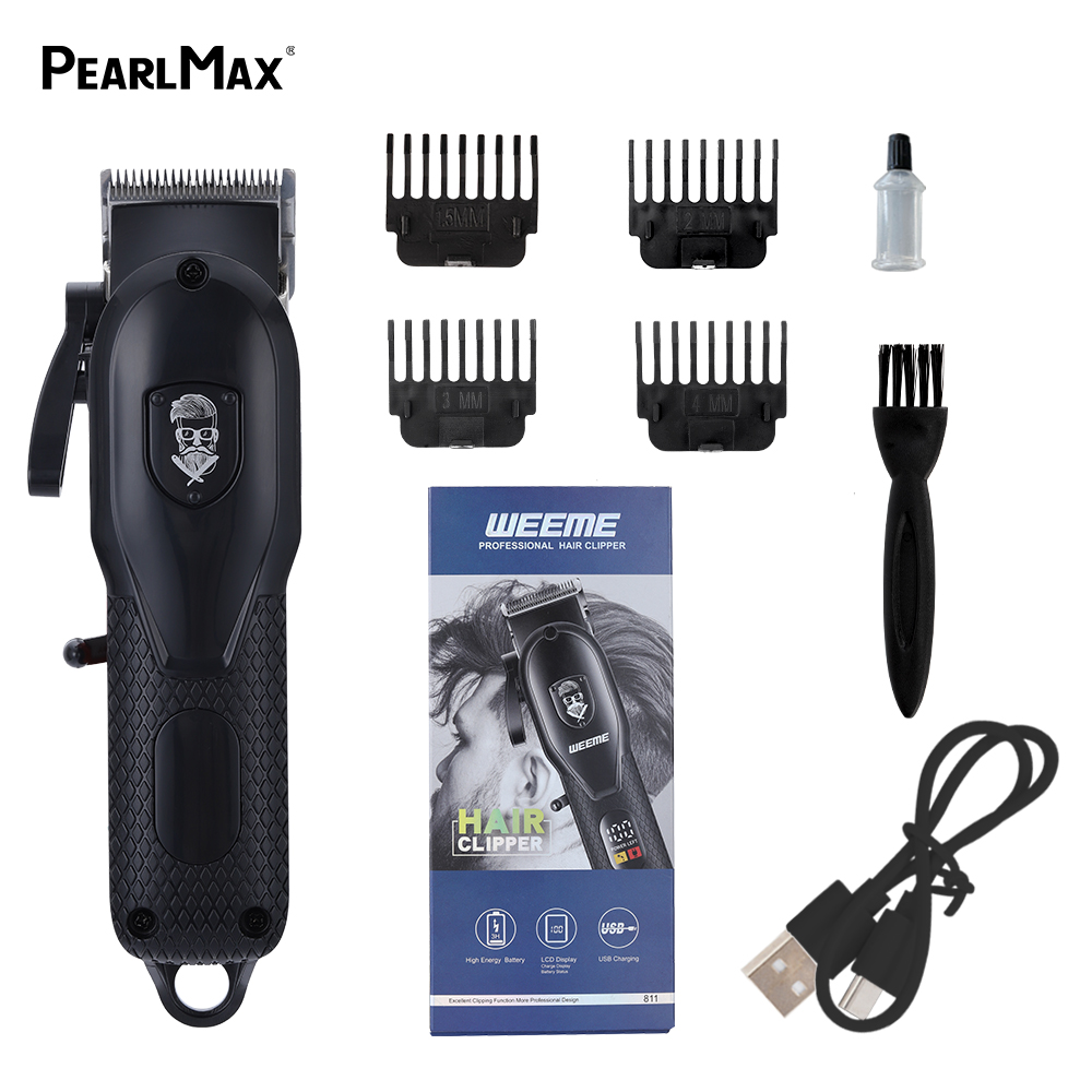 PearlMax Rechargeable Stainless Steel Hair Cutting Scissors Hair Clipper for Sensitive Skin