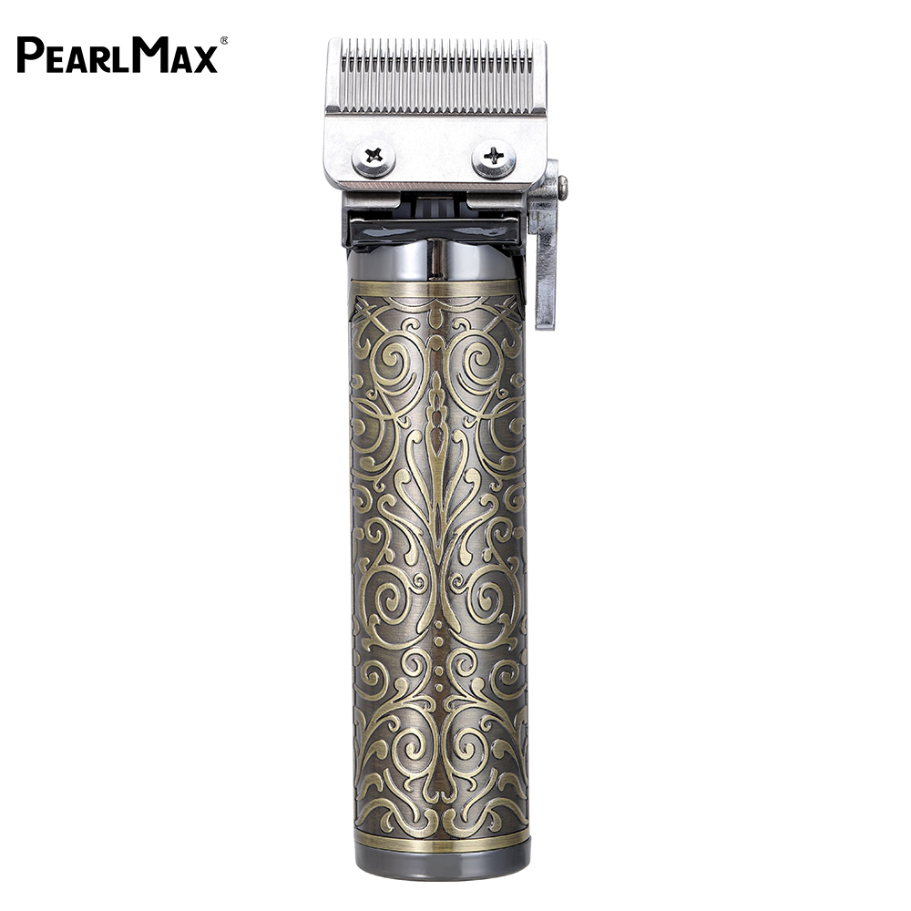 Pearlmax Professional Electric Hair Clipper for Barbers Adjustable Lever with LED Display Cordless Hair Trimmer
