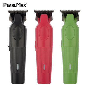 PearlMax Custom Logo Metal Carving Hair Cutter USB Cordless Electric Hair Clipper for Salon Use