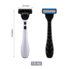 Five Blade Razor Red Handle