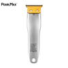 Pearlmax USB Rechargeable Electric Hair Trimmer Metal Silver Salon Barber Hair Clipper Machine Trimmer