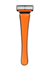 Pearlmax Men's Handheld Razor with Six Stainless Steel Blades And Plastic Handle for Shaving