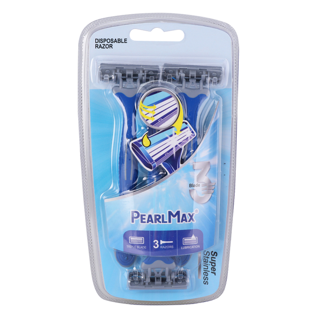 Triple Blades Disposable Razor for Men Shaving