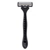 PearlMax New Triple Blade Shaving Razor With Lubricating Strip Rubber Handle Barber High Quality Razor