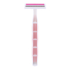 Pealmax Twin Blade Razor New Design Rubber Handle Wholesale Women's Shaving Razor