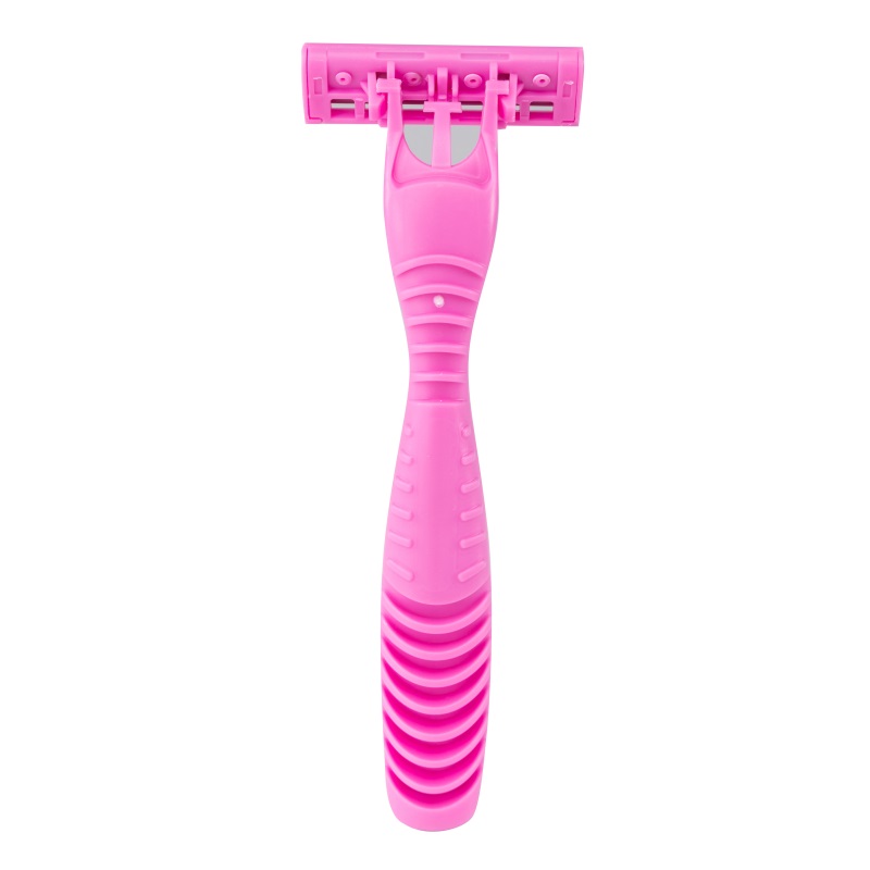 Pearl Max Cheap OEM Disposable Triple Blade Stainless Steel Blade Razor Plastic Handle Barber Disposable Razor