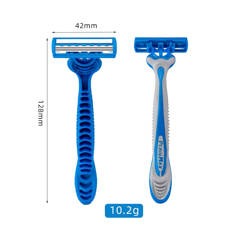 PearlMax Face Razor Disposable Triple Blade Men's Shaving Razor for Men