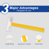 PearlMax Cheap High Quality Stainless Steel Razor Blades Disposable Single Men's Razor Barber 1 Blade Plastic Handle Razor