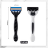 Wholesale Hot Sale Design 6 Six Blade Shaving Razor Blade System Razor with Changeable And Open Design Cartridge for Man