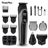 PearlMax Custom Mens Grooming Kit Digital USB Charging Nose Trimmer Hair Clippers for Salon Barber