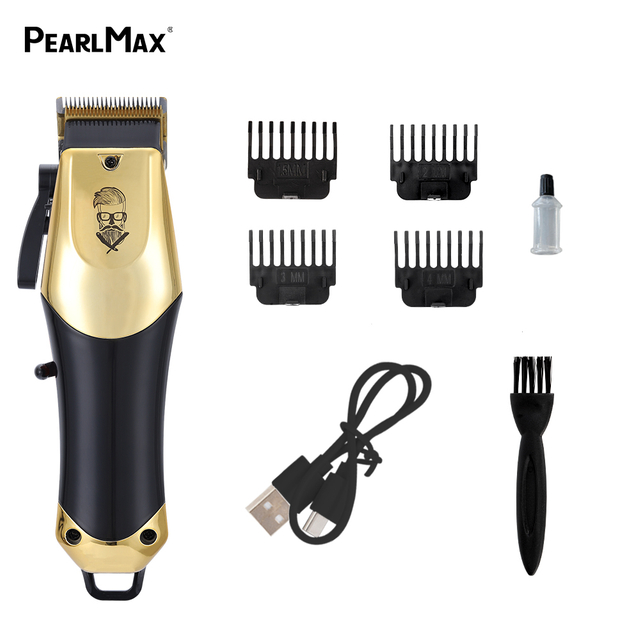 Pearlmax Professional Cordless Hair Trimmer with High Performance DC Motor for Salon And Home Clipper