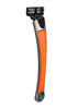 Pearlmax Men's Handheld Razor with Six Stainless Steel Blades And Plastic Handle for Shaving