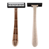 New Style Wheat Straw Triple Blades Stainless Steel Disposable Razors