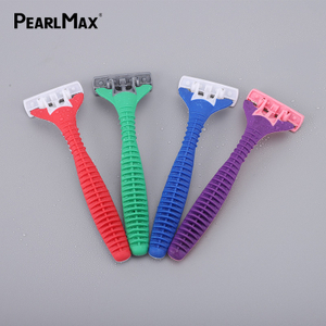 PearlMax Wholesale High Quality Triple Blade Disposable Three Blades Razors