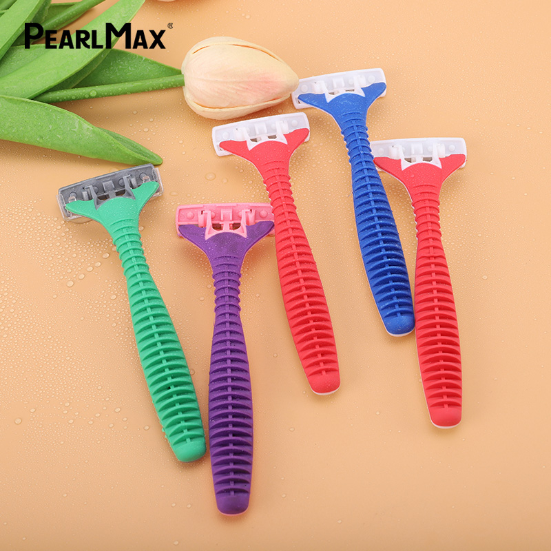PearlMax Wholesale High Quality Triple Blade Disposable Three Blades Shaver