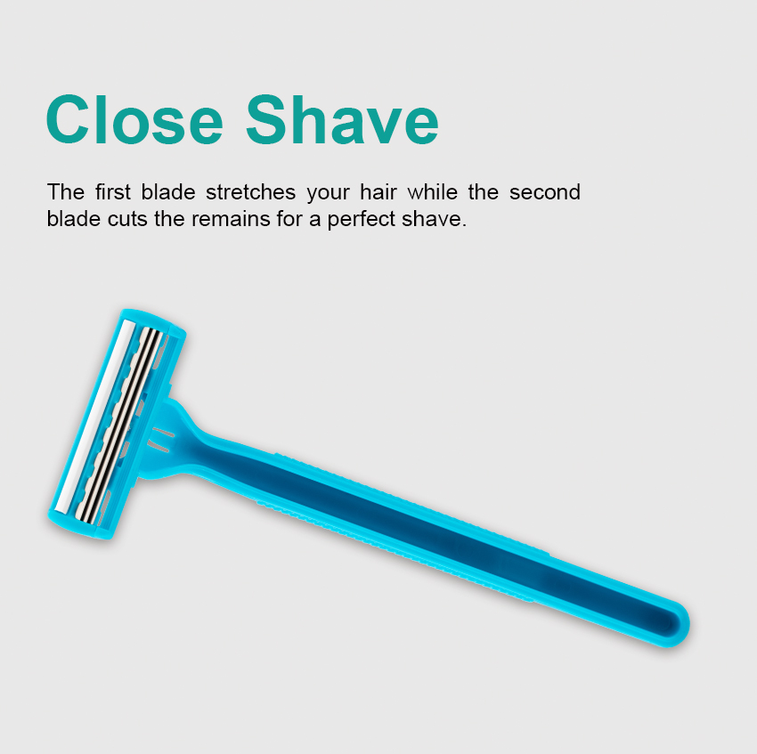 PearlMax Face Razor Disposable Triple Blade Men's Shaving Razor for Men Shaver Custom Razor