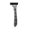 PearlMax Factory Triple Blade Stainless Steel System Face Razor Compatible With 3 Razor Plastic Transport Handle Mens Shaving