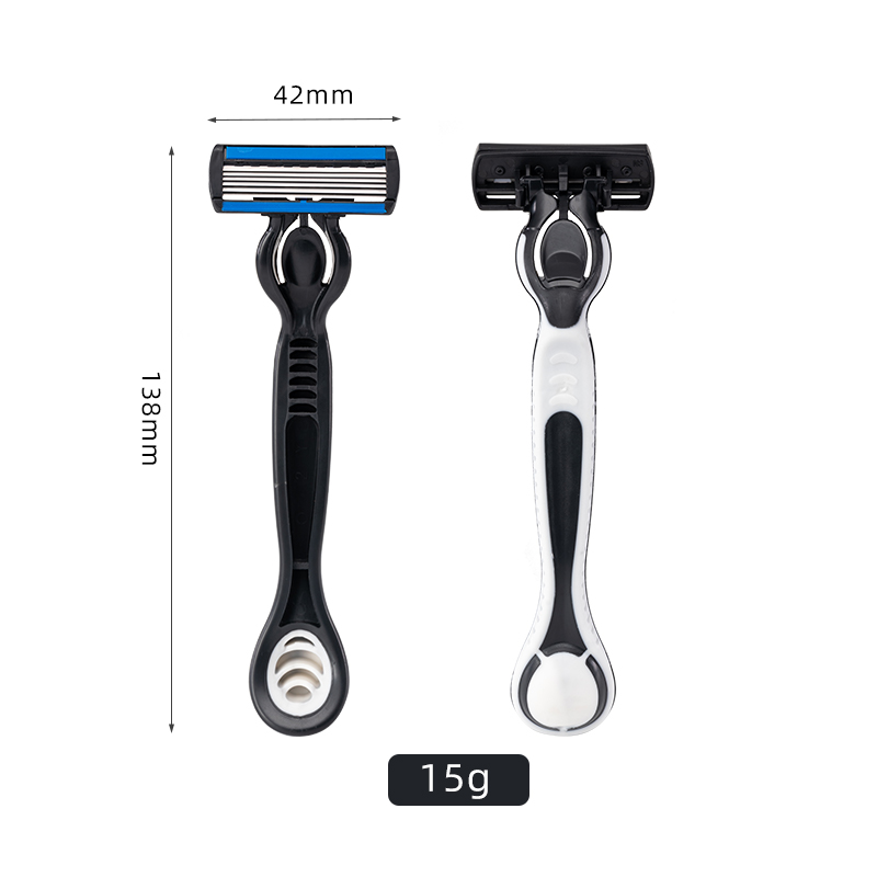 Factory New Six Blade Shavers for Men Soft Rubber Handle Wholesale Razor Blades Floating 6 Six Blade System Razors 6 Blades Shaving Disposable Razors 