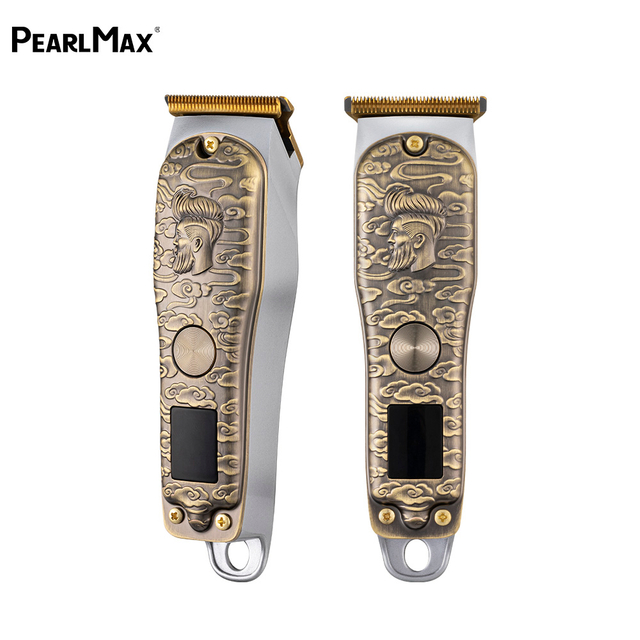 Pearlmax USB Rechargeable LED Digital Electric Men's Hair Clippers Hair Trimmer Cutting Machine 