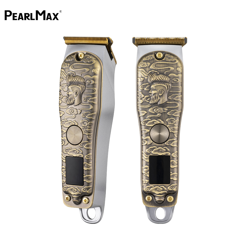 Pearlmax USB Rechargeable LED Digital Electric Men's Hair Clippers Hair Trimmer Cutting Machine 