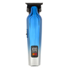 PearlMax Custom Logo USB Cordless Electric Hair Cutter Salon Use Digital Metal Hair Clippers
