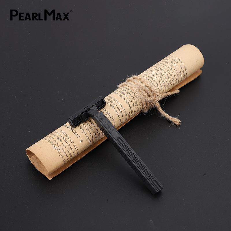 Pearlmax 24pcs/card Cheap Price Disposable Razors Twin Blade Plastic Handle Shaving Razor