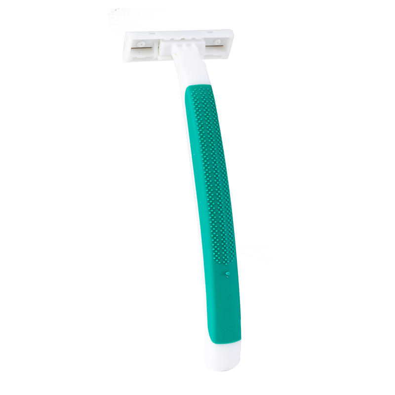 PearlMax New Products Plastic Handle Simple Stainless Steel Disposable 2 Blades Razor with Lubricating Strip with Good Offer