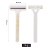 New Design Wheat Straw Twin Blade Razor Eco-Friendly Disposable Razor for Travel