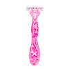 PearlMax New Arrival Triple Blade Razor Stainless Steel Pivoting Head Shaving Razor with Lubricating Strip Anti-slip Band Head