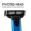 PearlMax Sweden Quality Metal Handle Shaving Razor with Replaceable Head for Barber Shop High Quality Triple Blade Razor