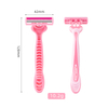PearlMax Disposable Triple Blade Razor with rubble Handle Men's Shaving razor Face Razors
