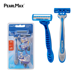 PearlMax Wholesale Face Razor Disposable Triple Blade Men's Shaving Razor for Men
