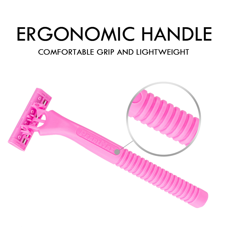 PearlMax New Fashion Lady Shaving Women Razors Shaver for Lady Mini Replaceable Razor Plastic Handle Disposable Razor