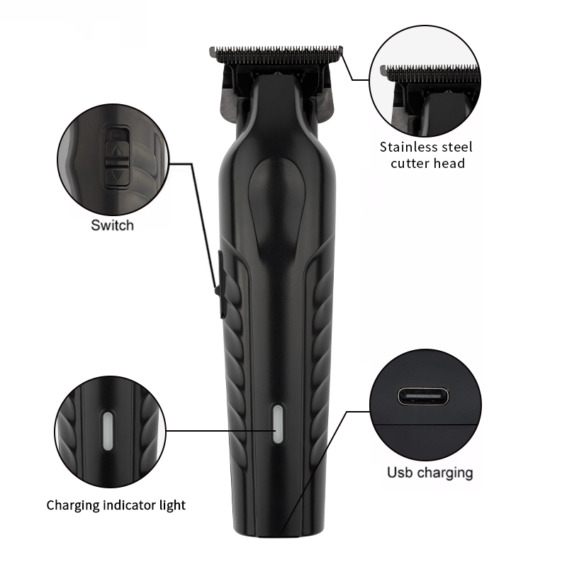 Pearlmax Professional Electric Hair Clipper for Barbers Adjustable Lever with LED Display Cordless Hair Trimmer