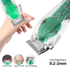 PearlMax Custom Beard Trimmer Hair Cutting Tool Transparent Men Electric Hair Clipper with LCD Display