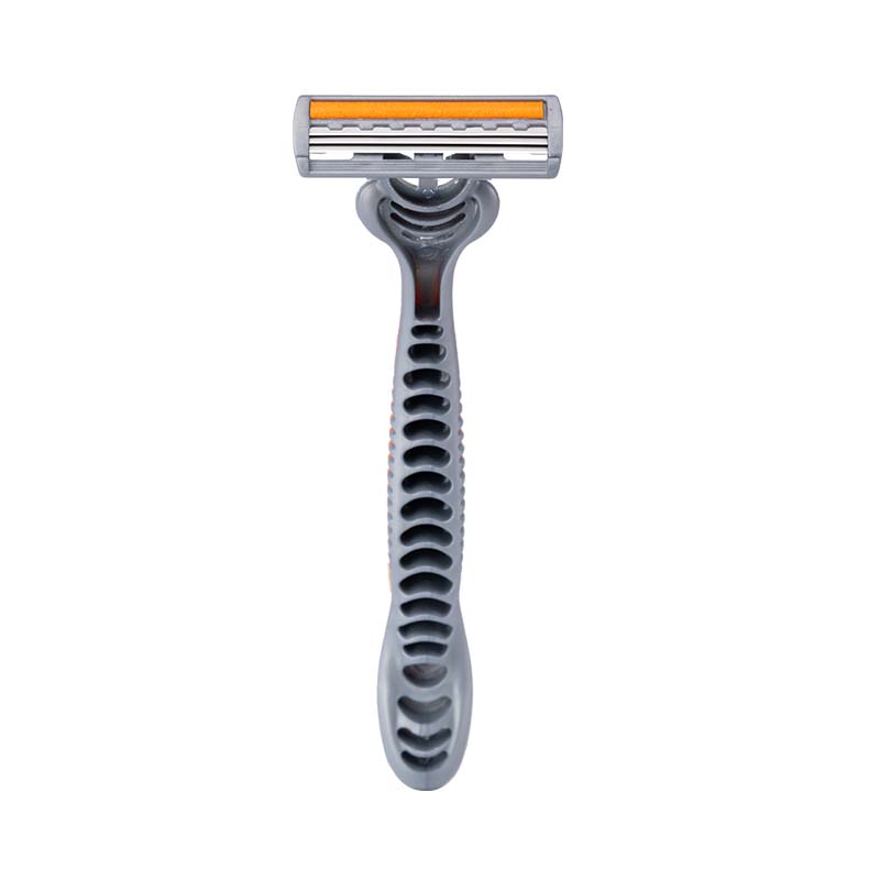 PearlMax Long Rubber Handle Hair Shaving Razor High Quality Disposable Razor With Trimmer