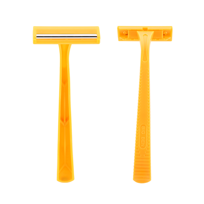 PearlMax Twin Blade Plastic Straight Razor for Men Shaving Barber Supplies Disposable Salon Razor