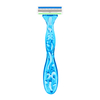 PearlMax New Dual Color Triple Blade Women Body Razor Disposable Shaving Razor Safety Face Shaving Pink Plastic Razor for Lady