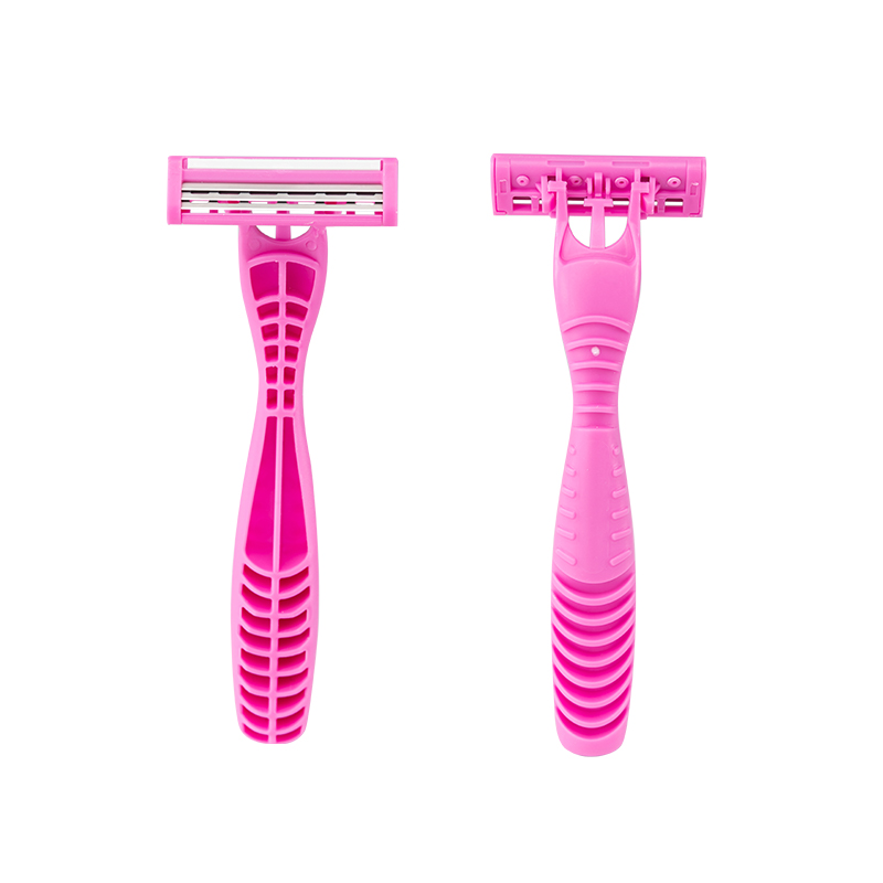 Pearl Max Cheap OEM Disposable Triple Blade Stainless Steel Blade Razor Plastic Handle Barber Disposable Razor