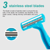 PearlMax Face Razor Disposable Triple Blade Men's Shaving Razor for Men Shaver Custom Razor