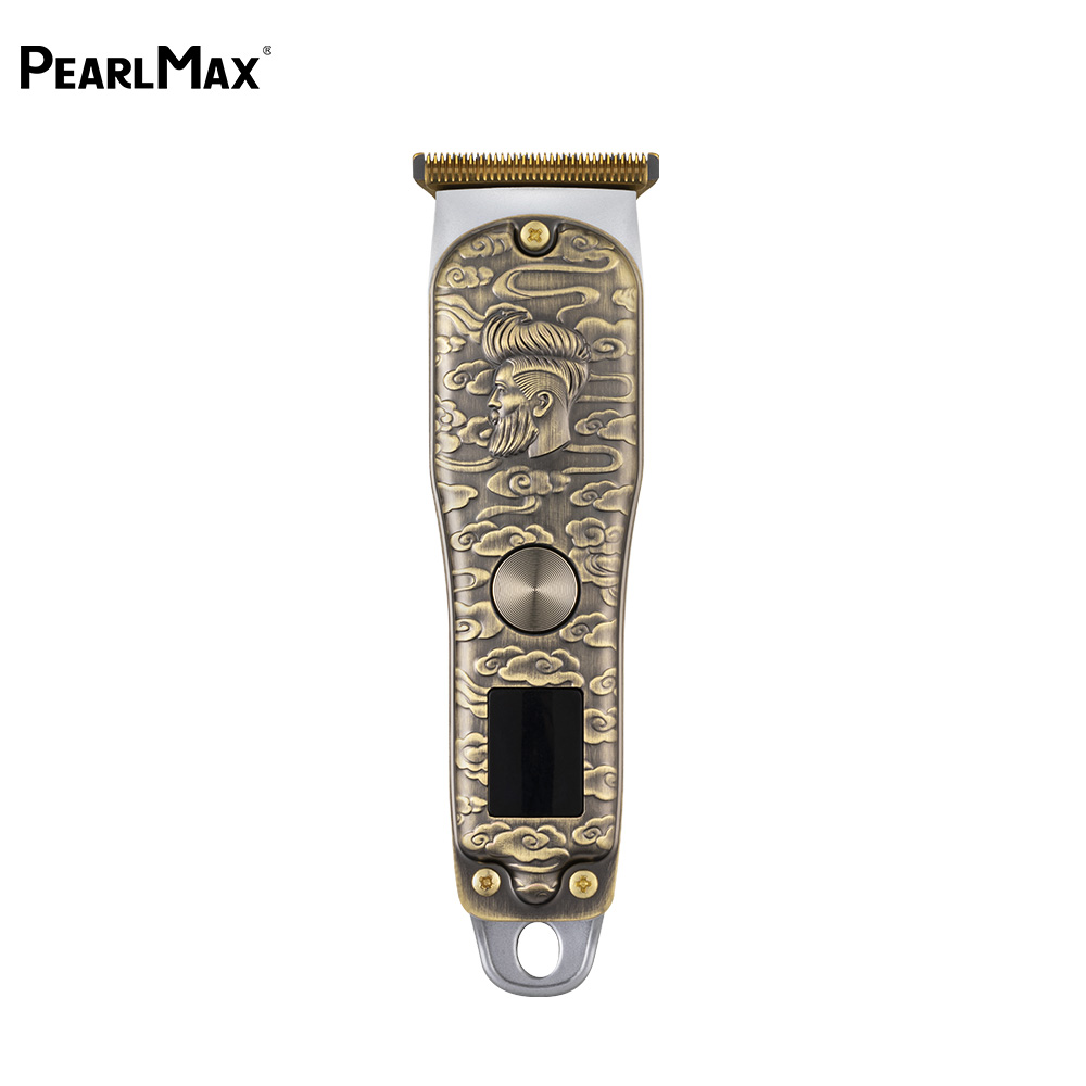 Pearlmax USB Rechargeable LED Digital Electric Men's Hair Clippers Hair Trimmer Cutting Machine 