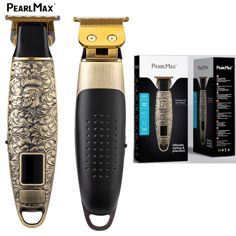 Pearlmax High Quality Electric Barber Clipper Professional Salon Beard Trimmer Clipper USB Men's Haircut Tools