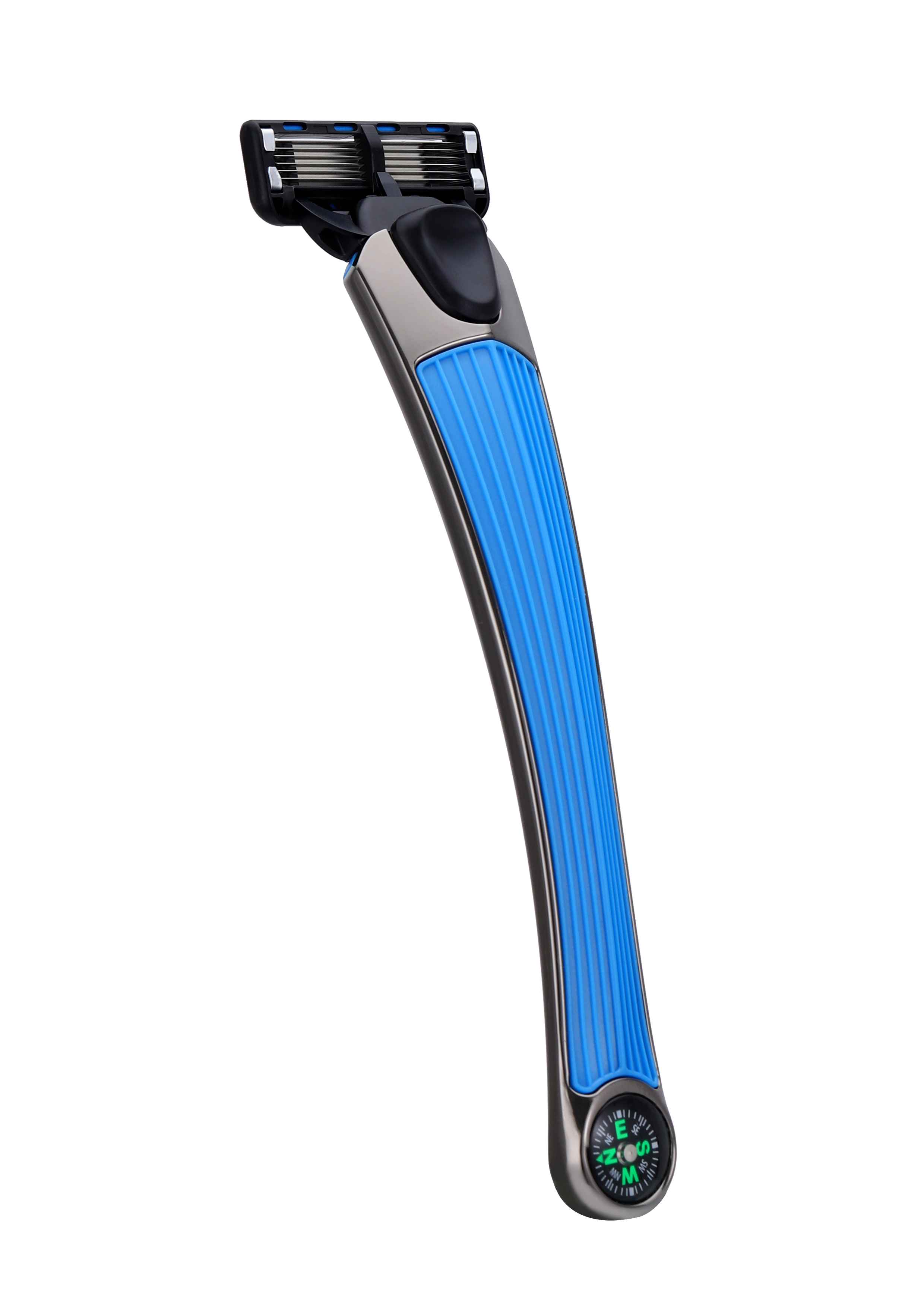 Pearlmax Men's Disposable Shaver: 6-Blade Stainless Steel Razor Manual Razor